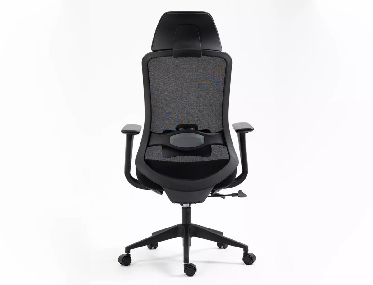 Sedia da ufficio Ergon ergonomica in nero – 64x49-54x112 cm - immagine 6