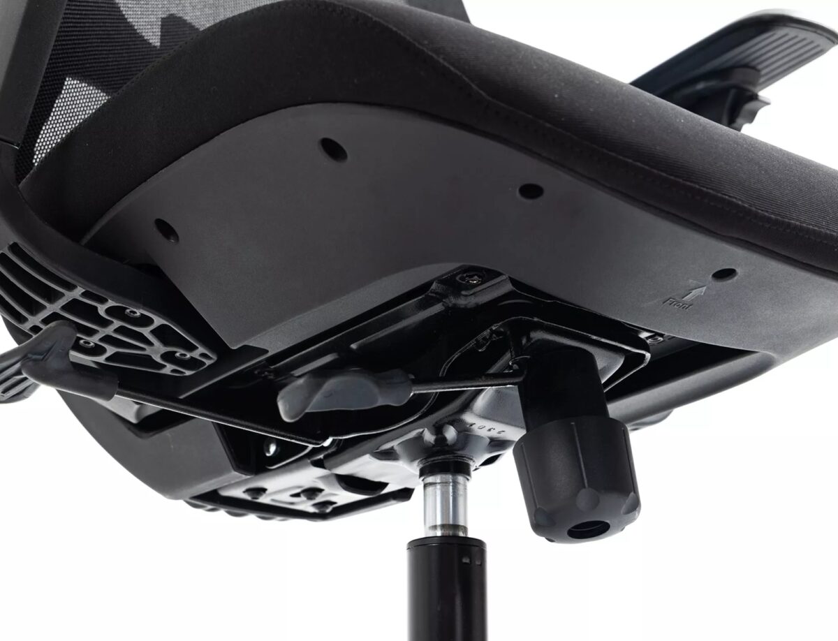 Sedia da ufficio Ergon ergonomica in nero – 64x49-54x112 cm - immagine 11
