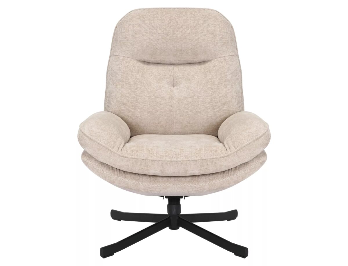 Poltrona Harper in tessuto beige – 77x54x101 cm - immagine 2