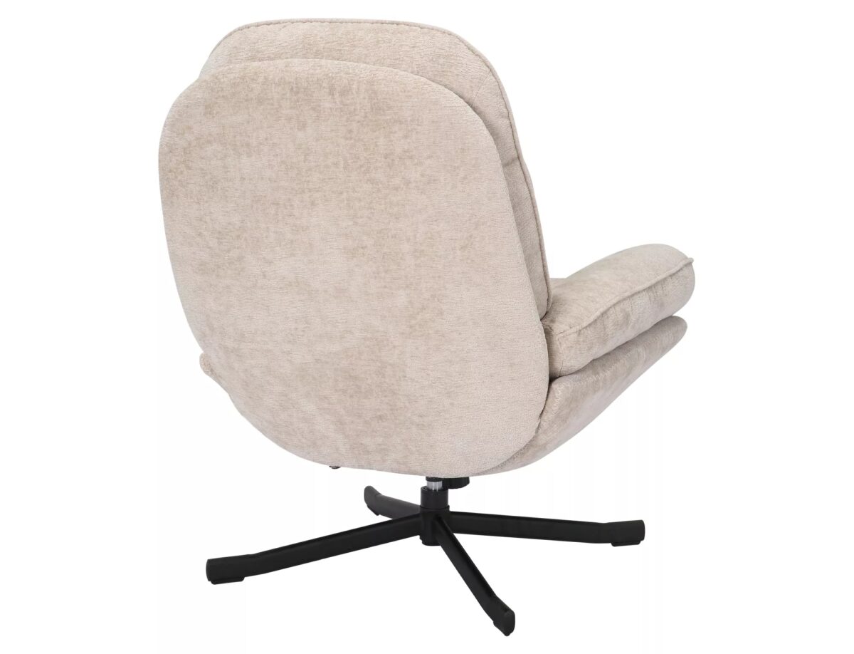 Poltrona Harper in tessuto beige – 77x54x101 cm - immagine 3