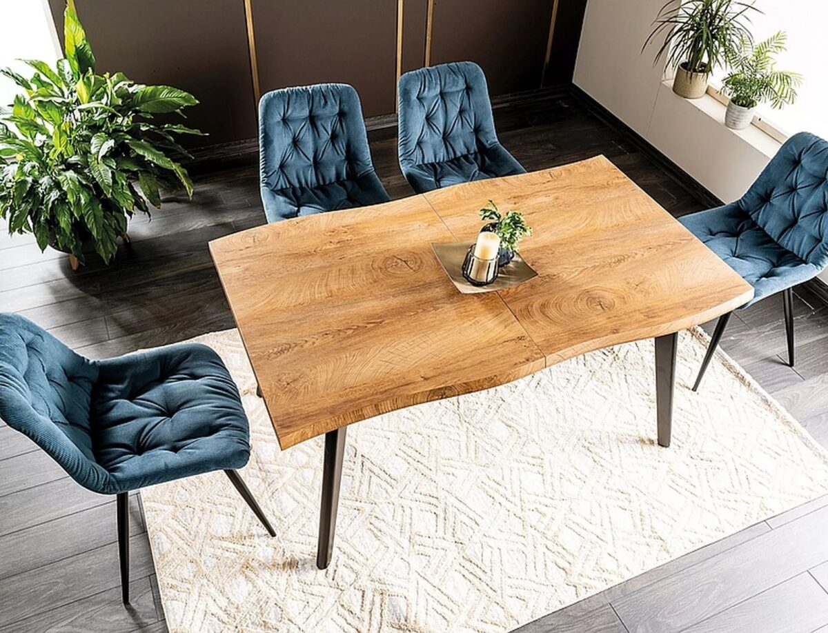 Tavolo Fresno Allungabile – Rovere Artisan / Nero Opaco 180cm - immagine 3