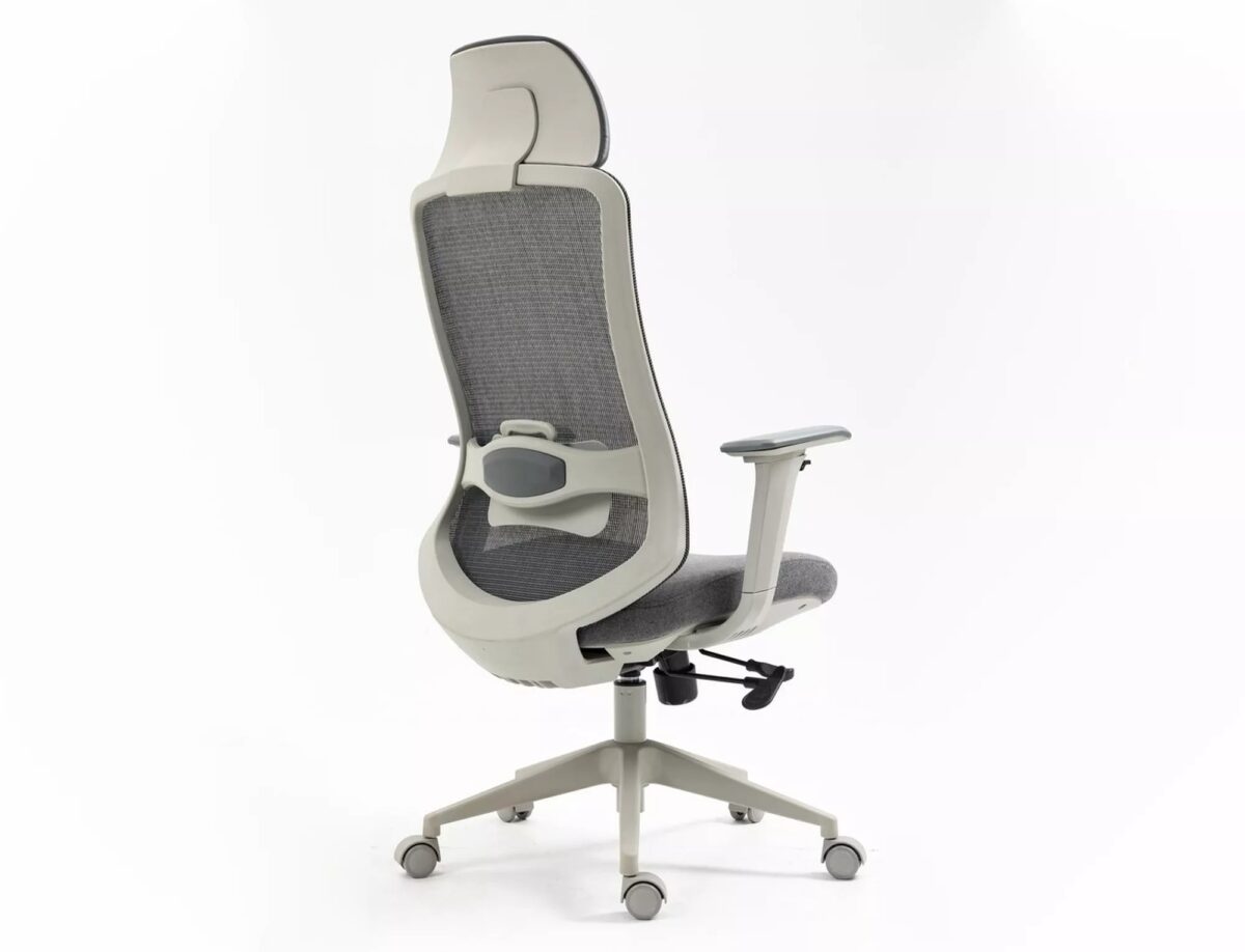 Sedia da ufficio Ergon ergonomica in grigio – 64x49-54x112 cm - immagine 2