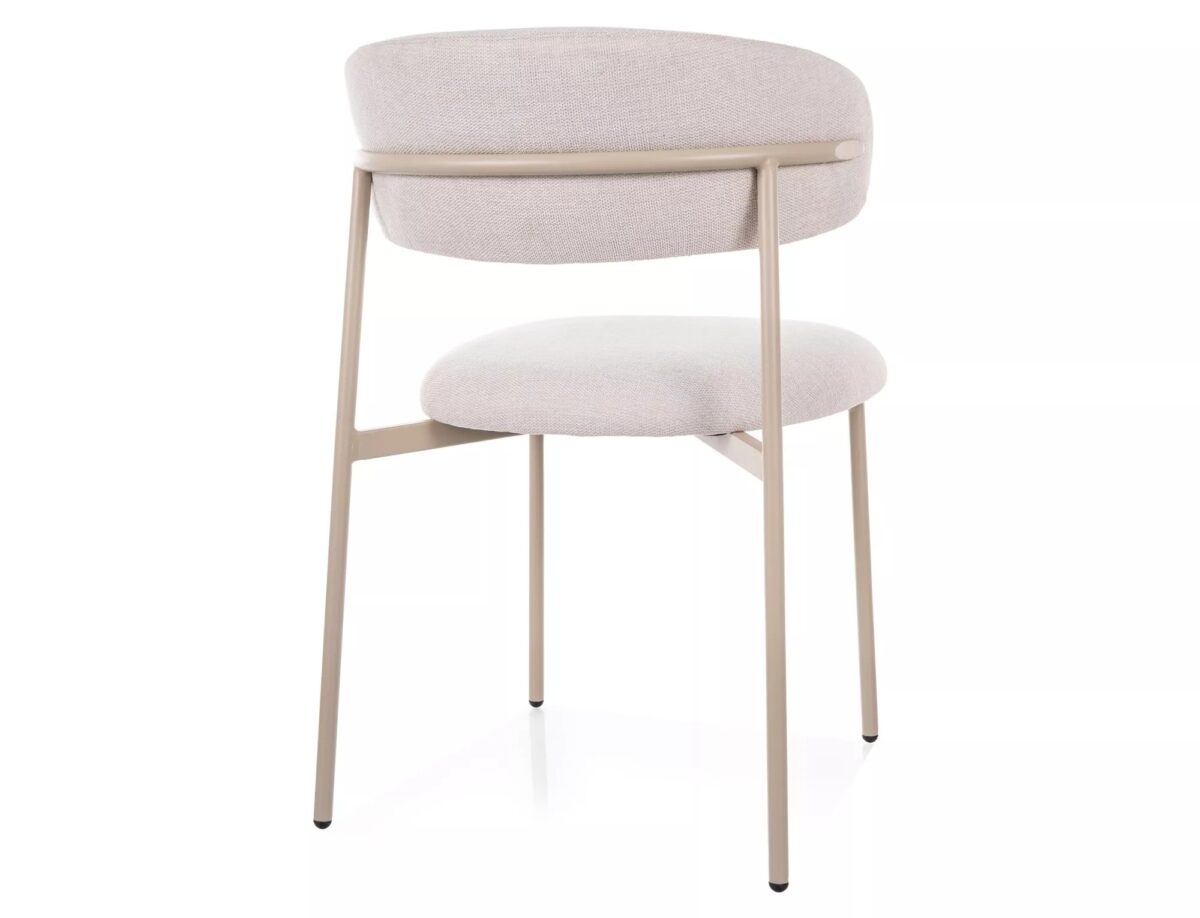 Sedia Elton Brego beige chiaro / cashmere – 56x46x80 cm - immagine 2