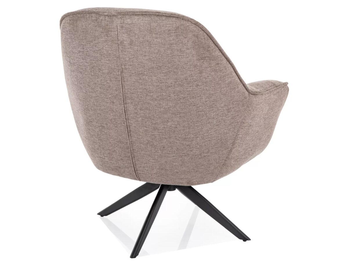 Poltrona Galia Brego in tessuto beige – 86x77x75 cm - immagine 2
