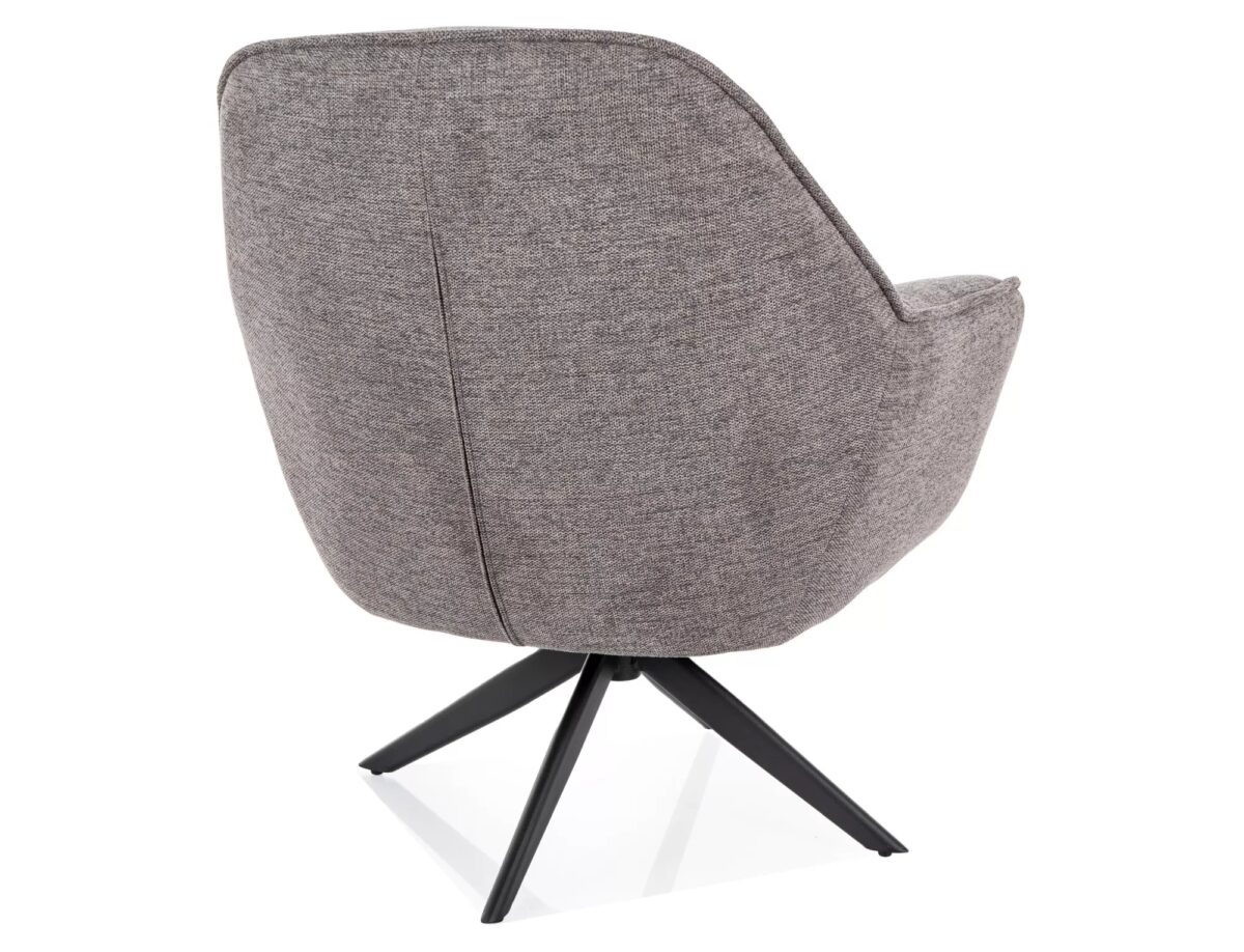 Poltrona Galia Brego in tessuto grigio – 86x77x75 cm - immagine 2