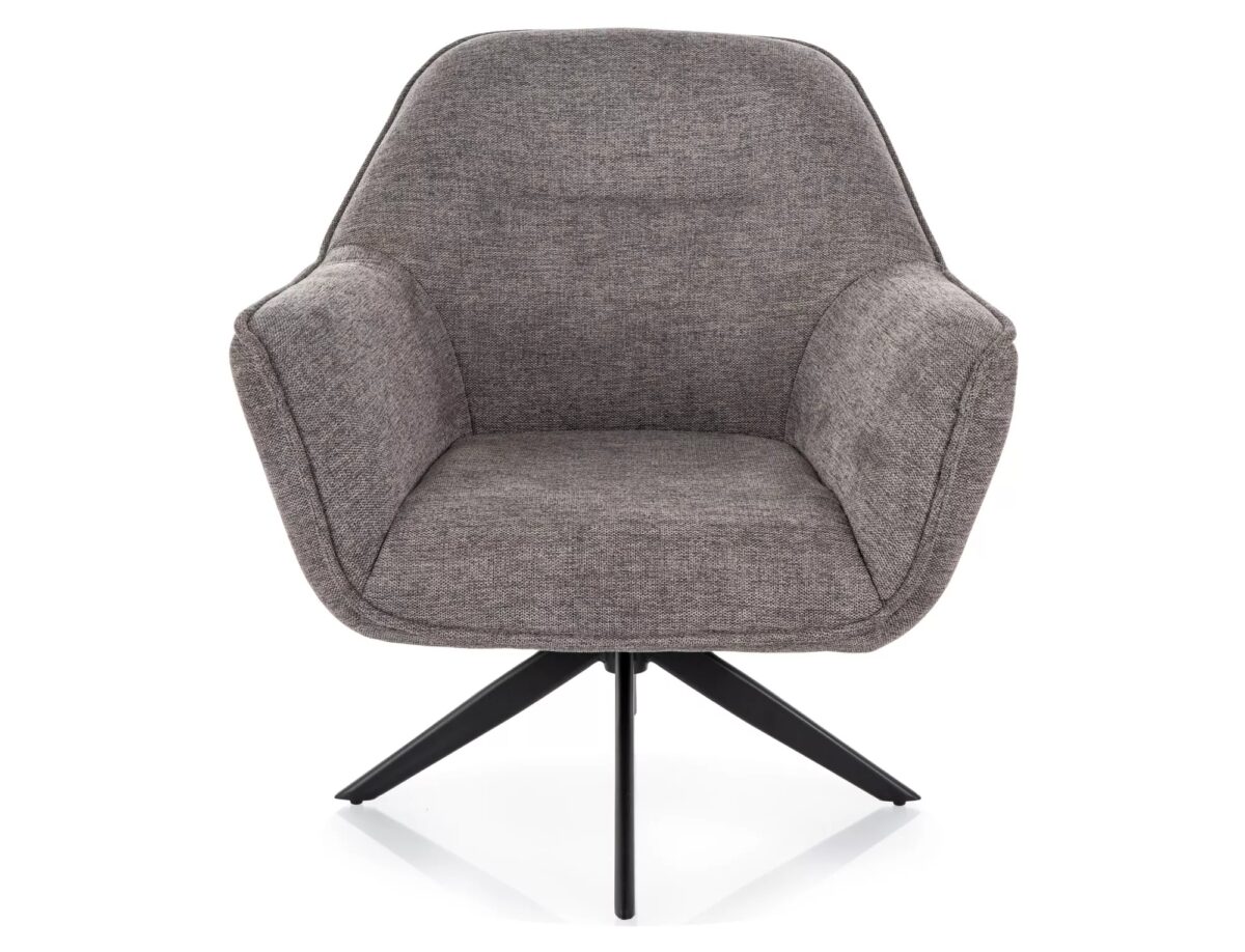 Poltrona Galia Brego in tessuto grigio – 86x77x75 cm - immagine 3