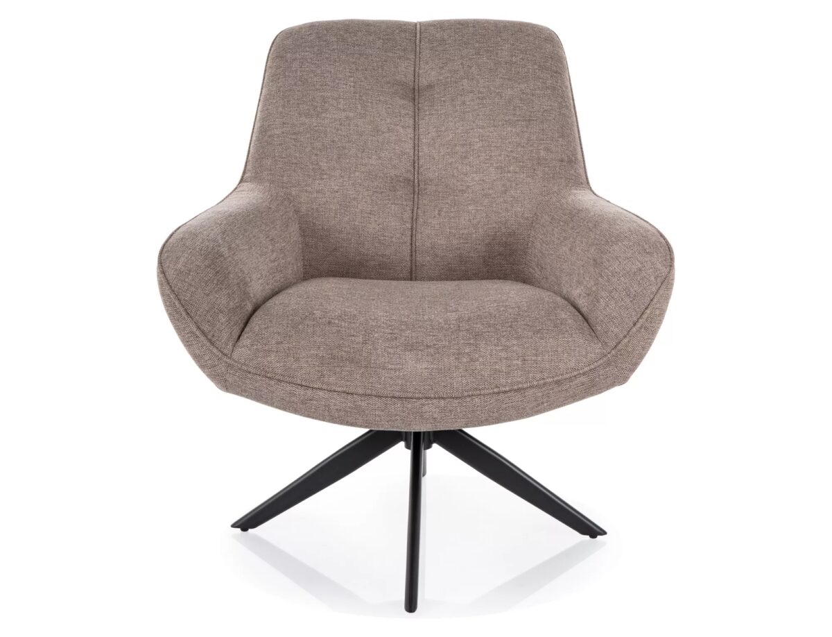 Poltrona Hana Brego in tessuto beige – 91x82x88 cm - immagine 3