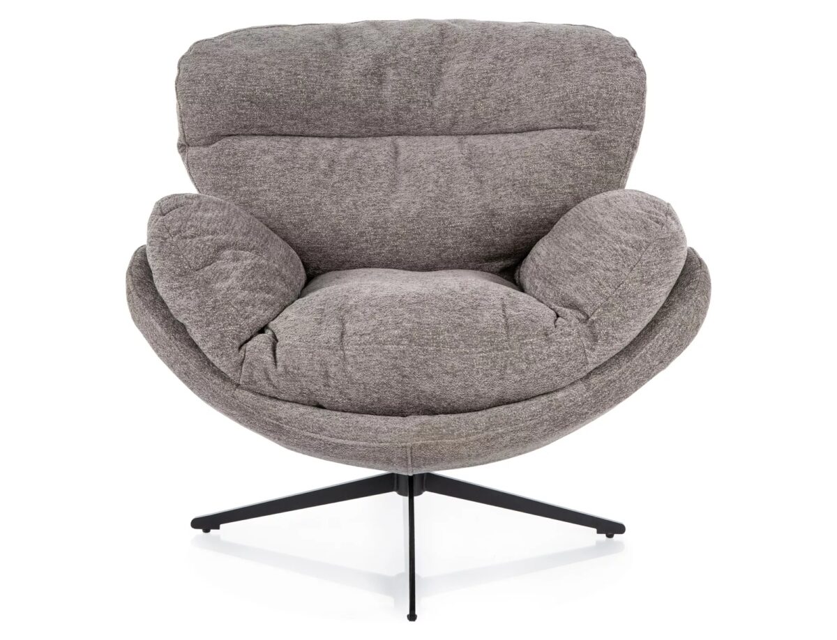 Poltrona Florence Raven – grigio / nero opaco - immagine 3