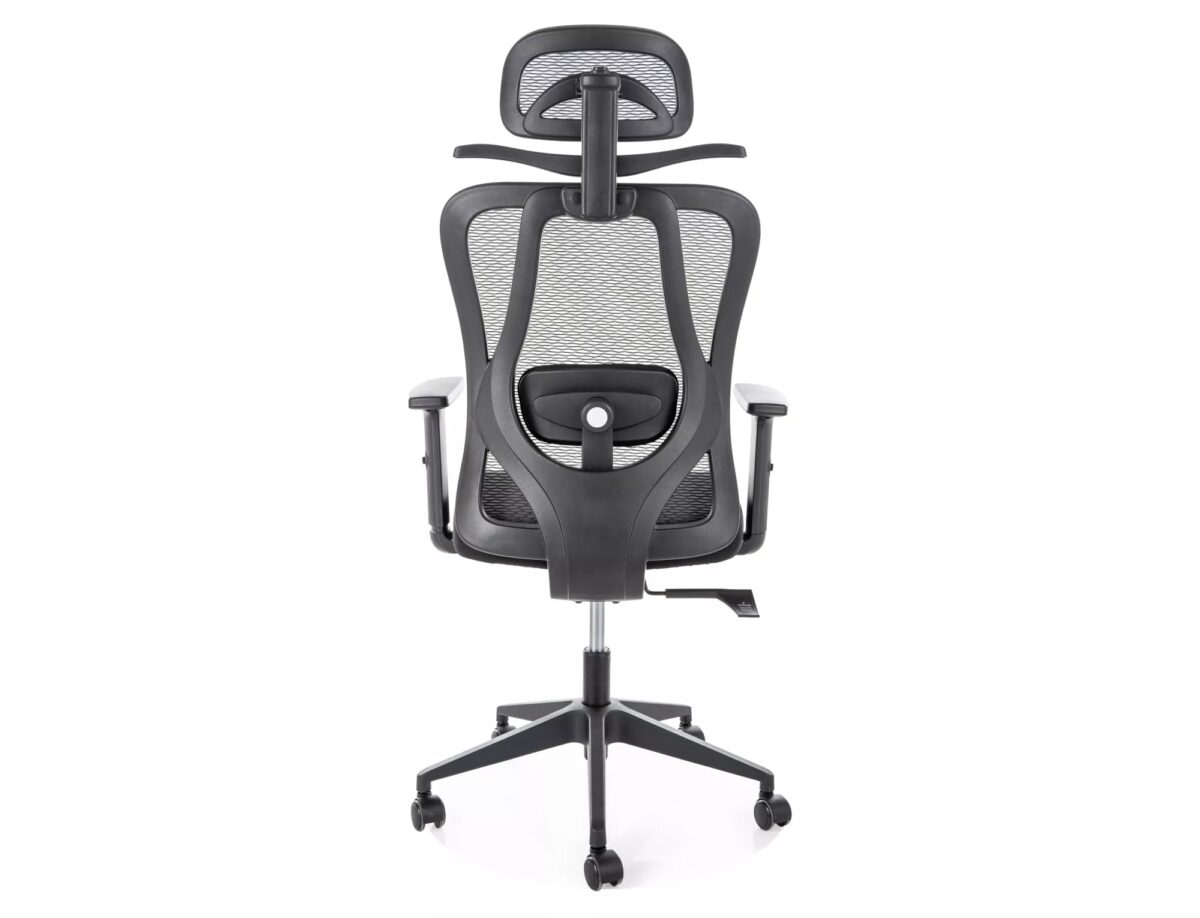 Sedia da ufficio Q-080 ergonomica nera – 67x50x125 cm - immagine 3