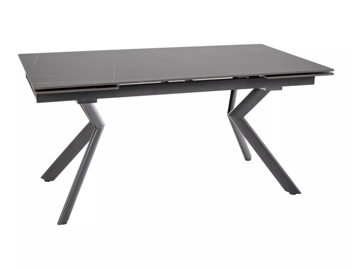 Tavolo Norton allungabile in ceramica nero opaco – 160/240x90x75 cm - immagine 4