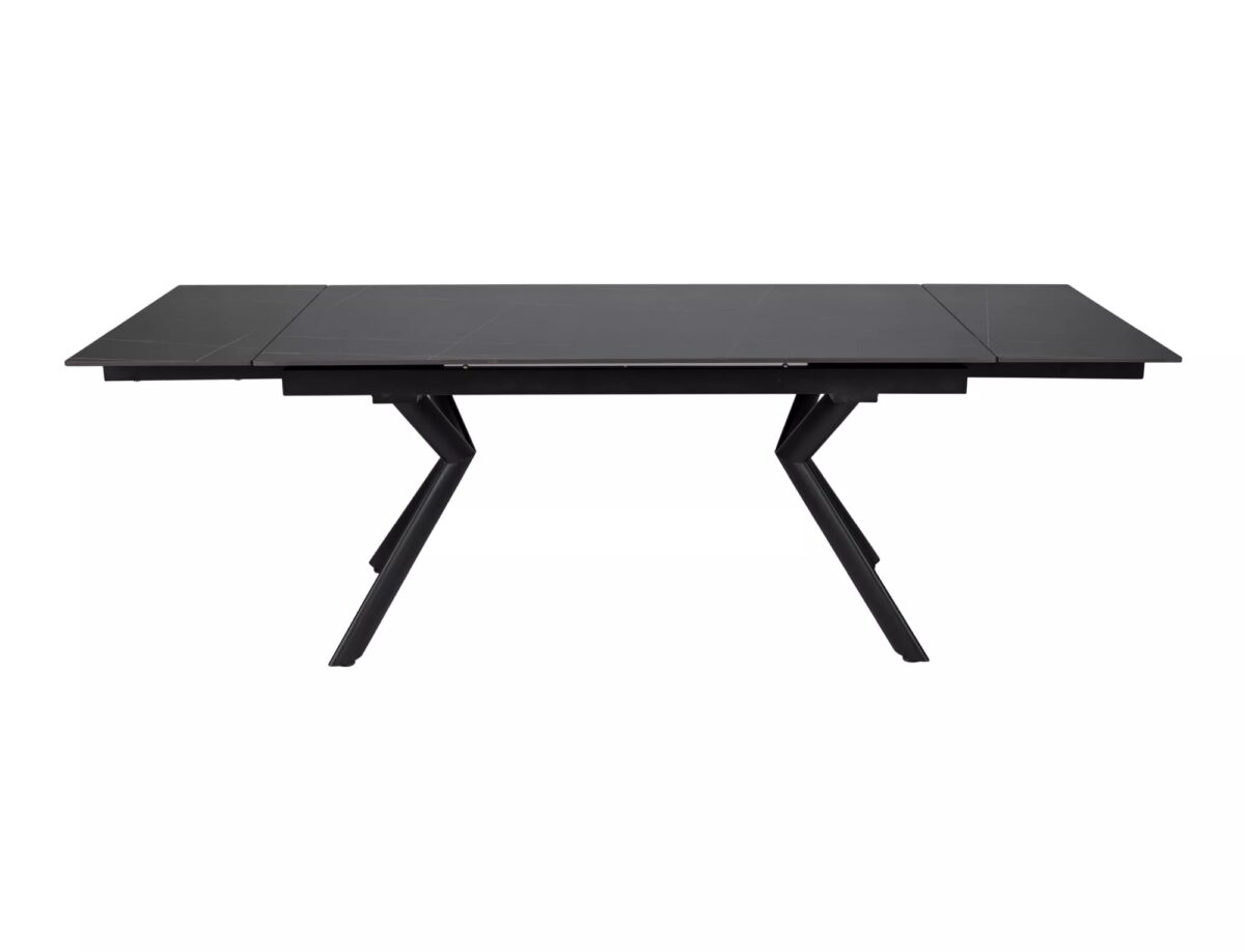 Tavolo Norton allungabile in ceramica nero opaco – 160/240x90x75 cm - immagine 5