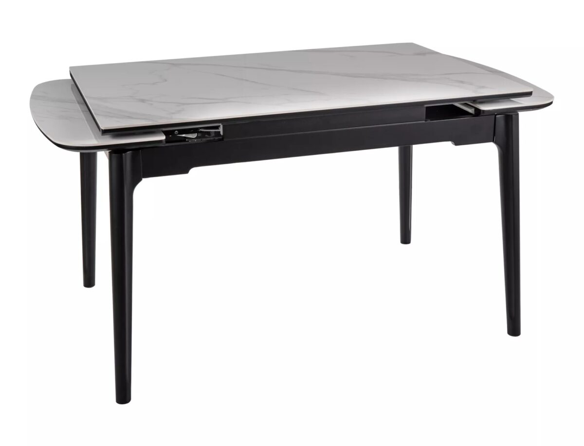 Tavolo Sento in ceramica bianco lucido – 120/180x80x75 cm - immagine 5