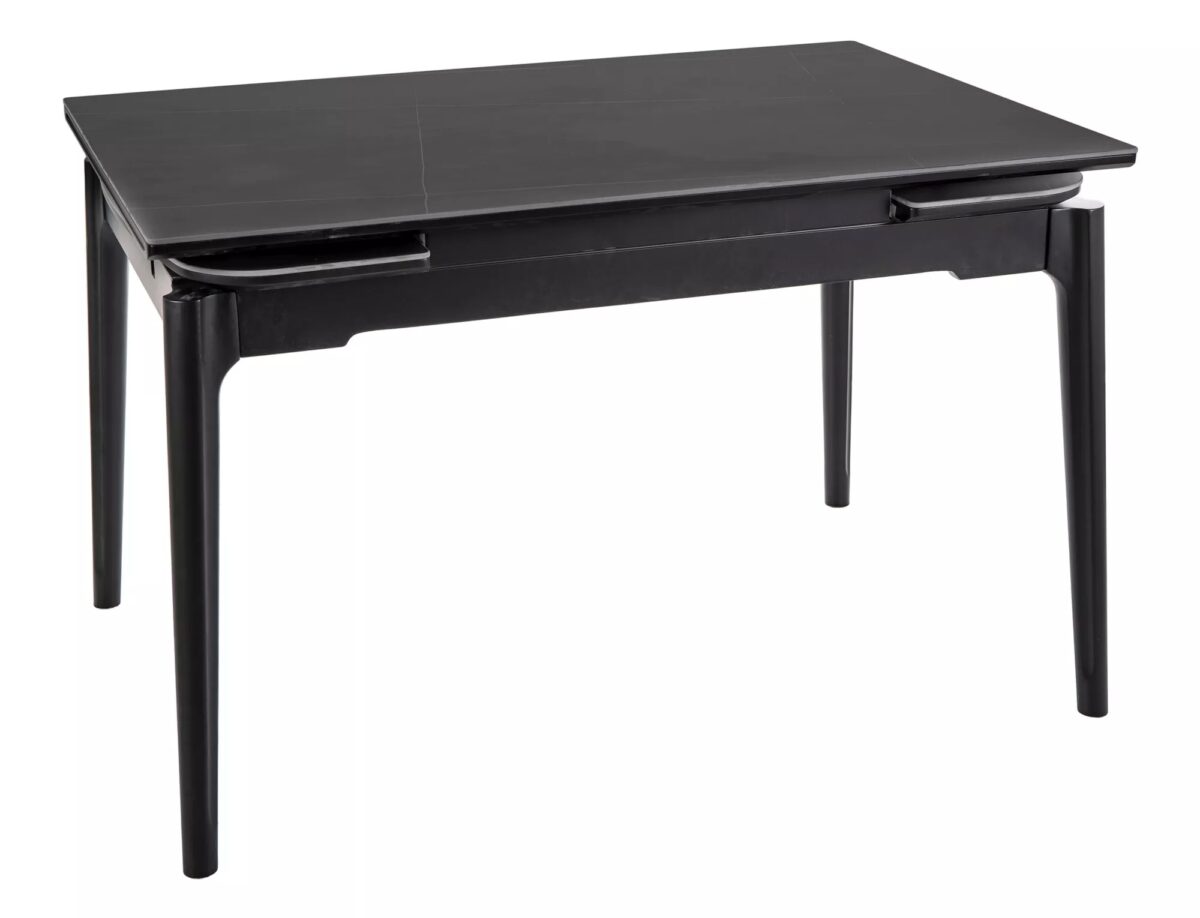 Tavolo Sento in ceramica nero opaco – 120/180x80x75 cm - immagine 5