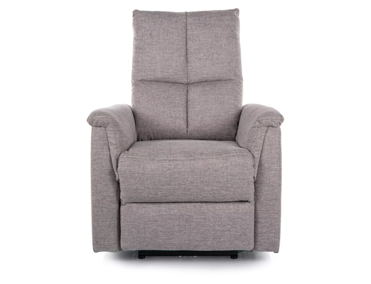 Poltrona relax elettrica Neptun M Brego in tessuto grigio - immagine 4