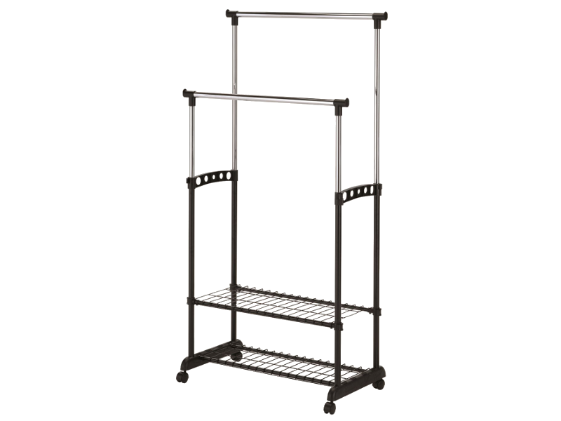 product-1287 Appendiabiti Nova II Bis in plastica e metallo – regolabile 94-168 cm - immagine 1