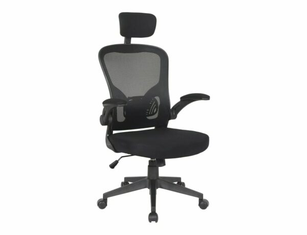 Sedia da ufficio Q-060 nera – 66x60x116 cm