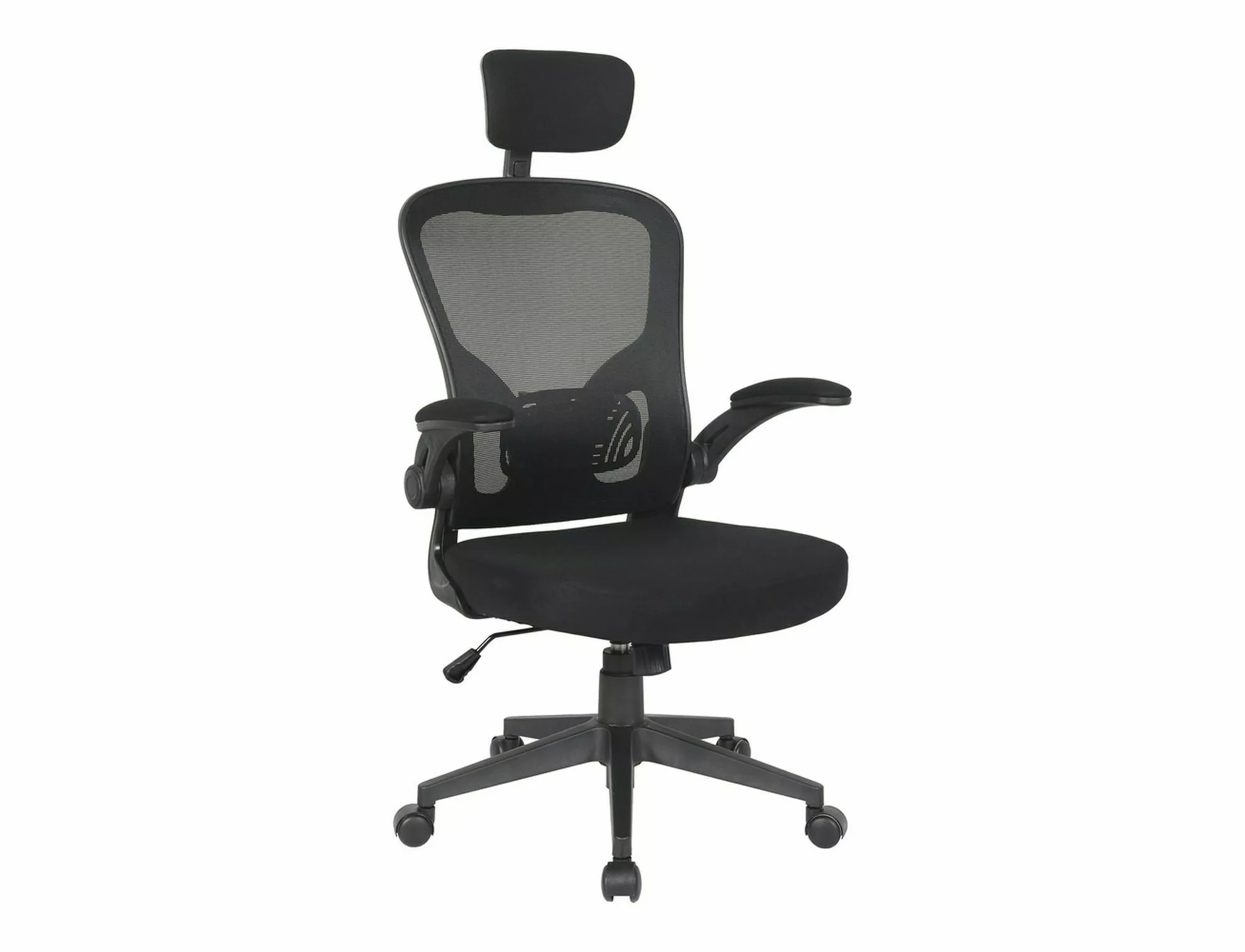 product-1352 Sedia da ufficio Q-060 nera – 66x60x116 cm - immagine 1