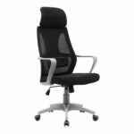 Sedia da ufficio Q-095 nera – 60x50x117 cm