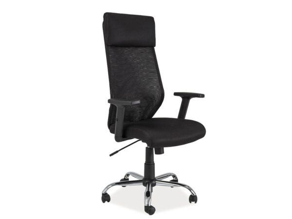 Sedia da ufficio Q-211 nera – 65×51×112 cm