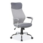Sedia da ufficio Q-319 grigia – 64x52x112 cm