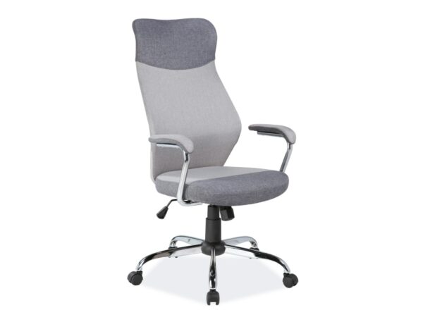 Sedia da ufficio Q-319 grigia – 64x52x112 cm