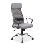 Sedia da ufficio Q-345 grigia – 62x49x118 cm