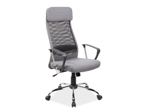 Sedia da ufficio Q-345 grigia – 62x49x118 cm