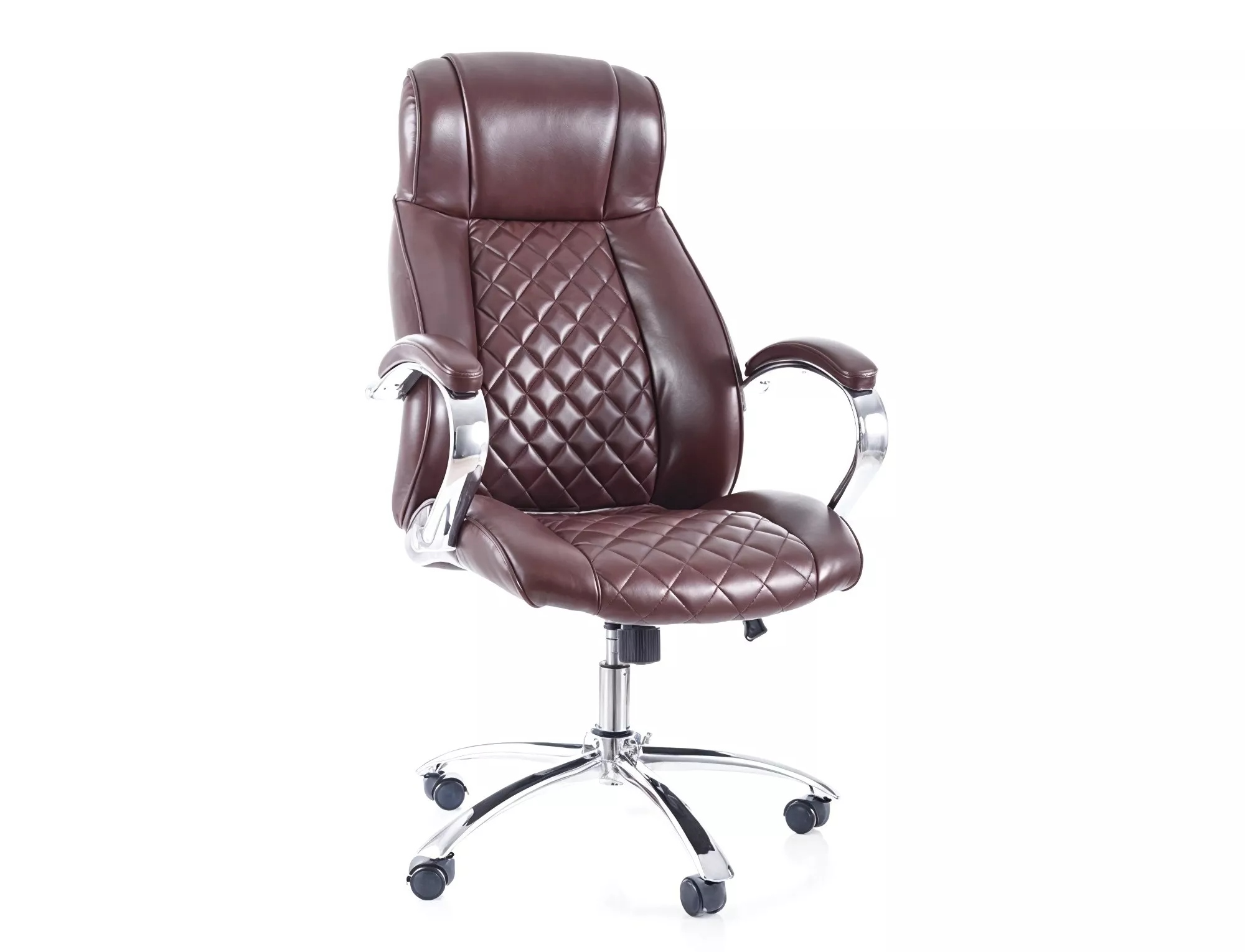 product-1384 Sedia da ufficio Q-557 marrone - immagine 1