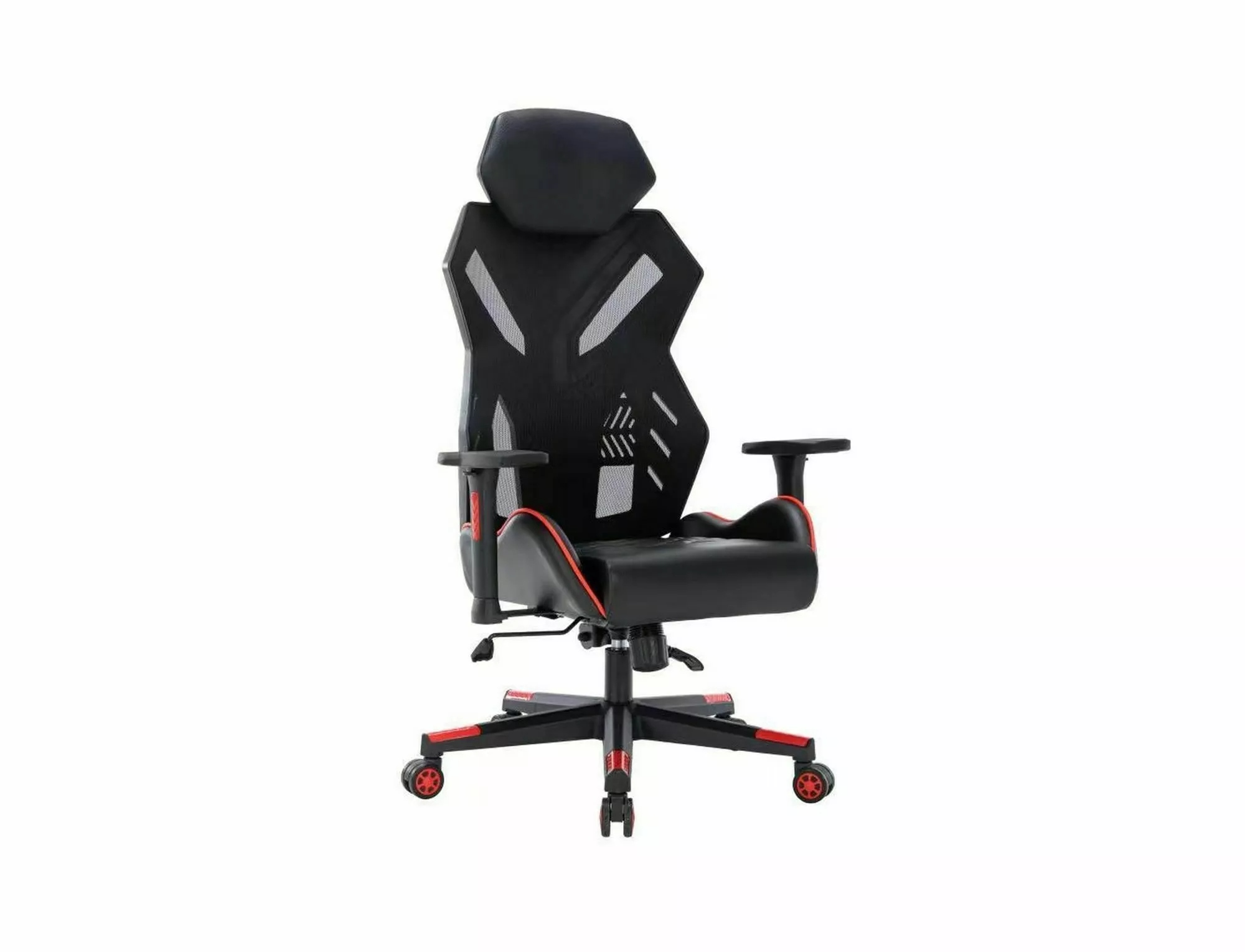 product-1403 Sedia da ufficio Revolt nera e rossa – 67x51x120 cm - immagine 1