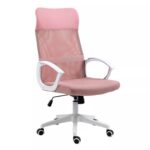 Sedia da ufficio Q-026 rosa – 59x50x107 cm