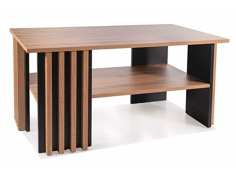 product-2018 Tavolino Evita – rovere artisan / nero 100x60 cm - immagine 1