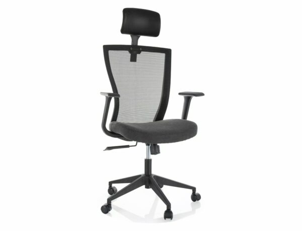Sedia da ufficio Q-328H nera – 62x48x97 cm