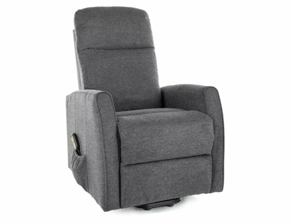 Poltrona reclinabile elettrica Leto Brego con funzione alzapersona – 68x90/165x107 cm