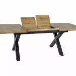 Tavolo Xaviero II allungabile in rovere artigianale – 160/240x90x76 cm