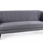 Divano 3 posti Elite 3 Velvet grigio – 200x85x83 cm