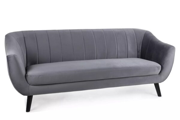 Divano 3 posti Elite 3 Velvet grigio – 200x85x83 cm