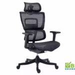 Sedia da ufficio Winner ergonomica nera – 64x51x114 cm