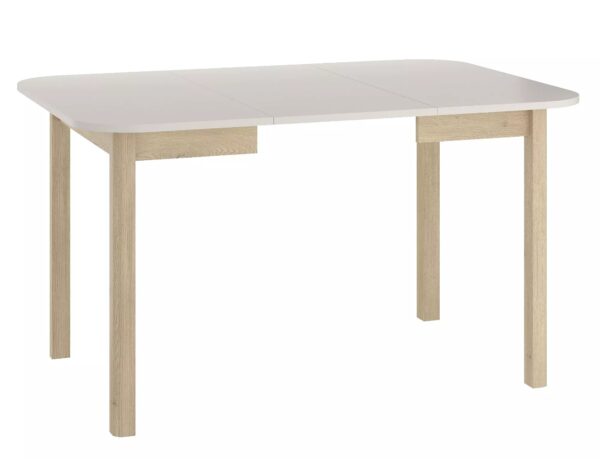 Tavolo Dante II allungabile in cashmere e rovere Cremona Torro – 90/130x90x75 cm