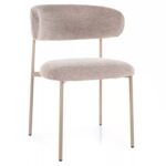 Sedia Elton Brego beige / cashmere – 56x46x80 cm