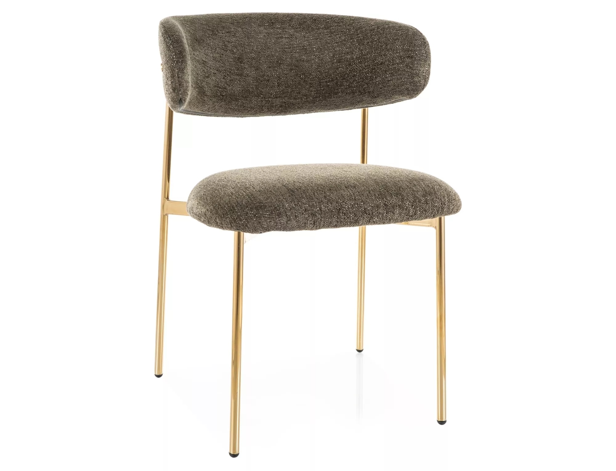 product-2803 Sedia Elton Raven oliva / oro – 56x46x80 cm - immagine 1