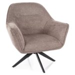 Poltrona Galia Brego in tessuto beige – 86x77x75 cm