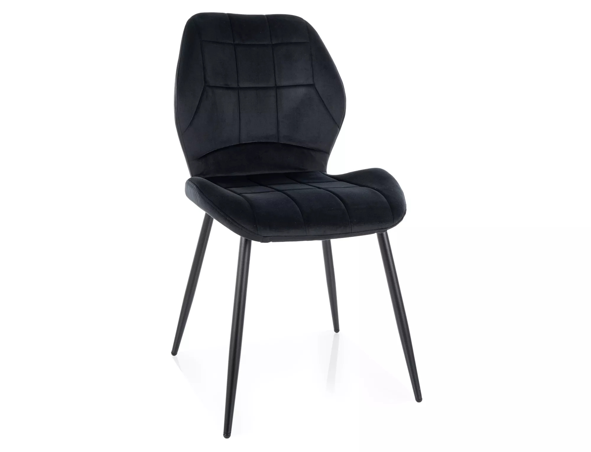 product-2851 Sedia Jake Velvet in velluto nero – 49x41x86 cm - immagine 1
