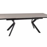 Tavolo Norton allungabile in ceramica travertino beige – 160/240x90x75 cm