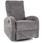 Poltrona reclinabile Olimp Raven grigio – 72x80–160x101 cm