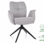 Sedia Wing Brego grigio chiaro – 66x45x90 cm