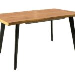 Tavolo Fresno Allungabile – Rovere / Nero Opaco 180cm