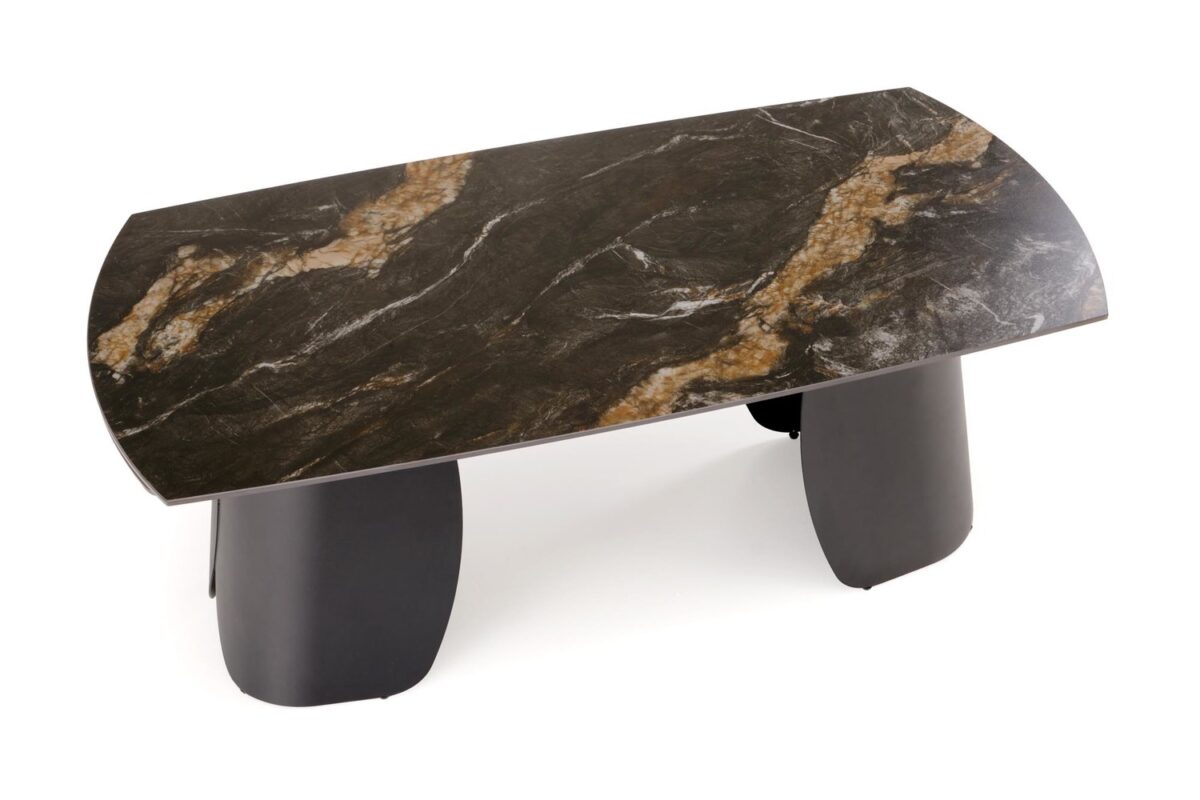 Tavolo allungabile Forum in marmo nero – 180-260x90x76 cm - immagine 13