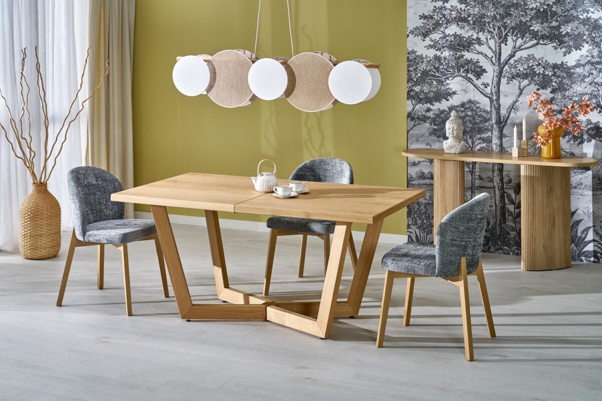 Tavolo Fiesta allungabile in rovere naturale – 200-280x100x77 cm - immagine 2
