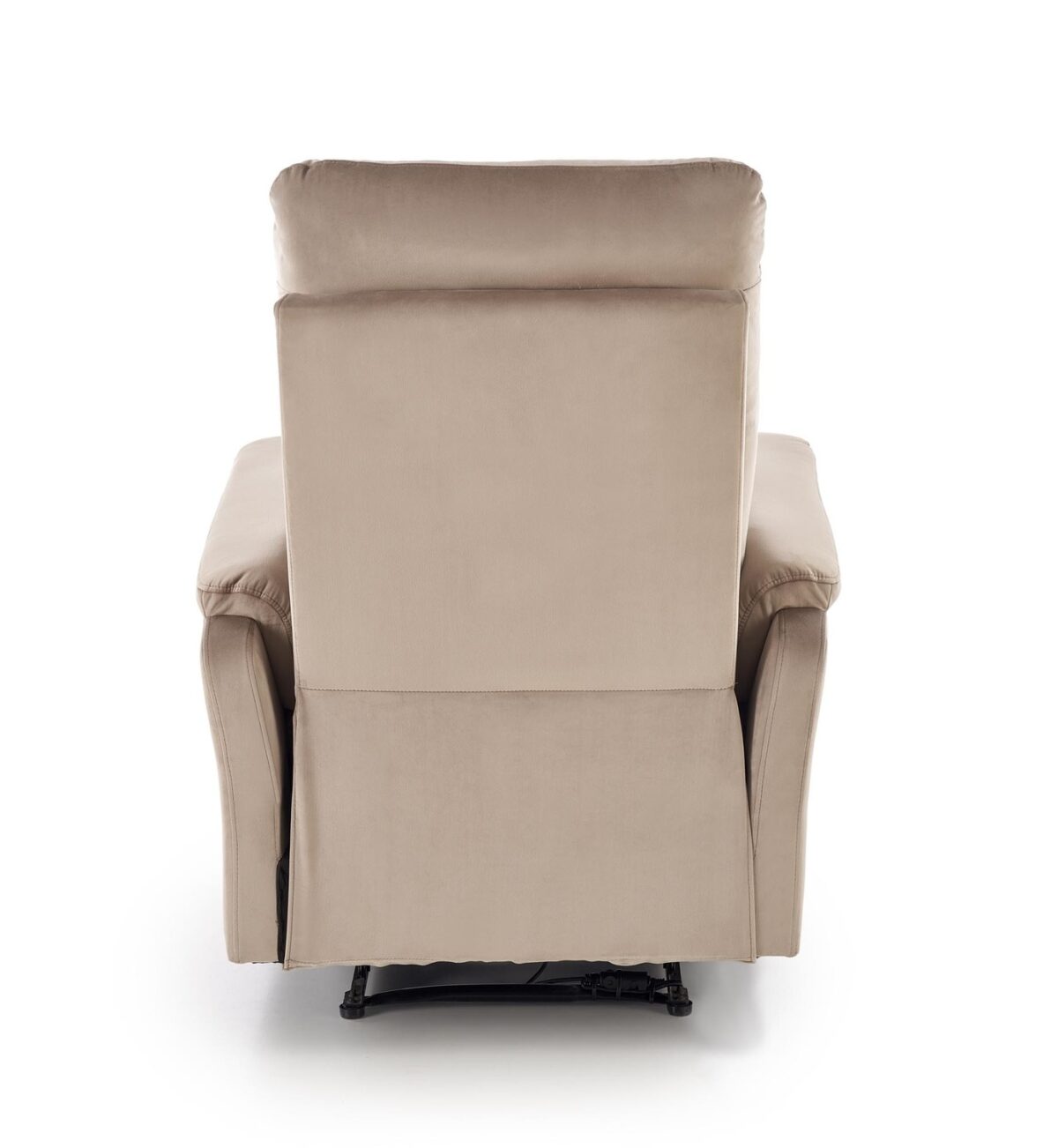 Poltrona reclinabile Crocus in velluto beige – 77x88–155x81–102 cm - immagine 7