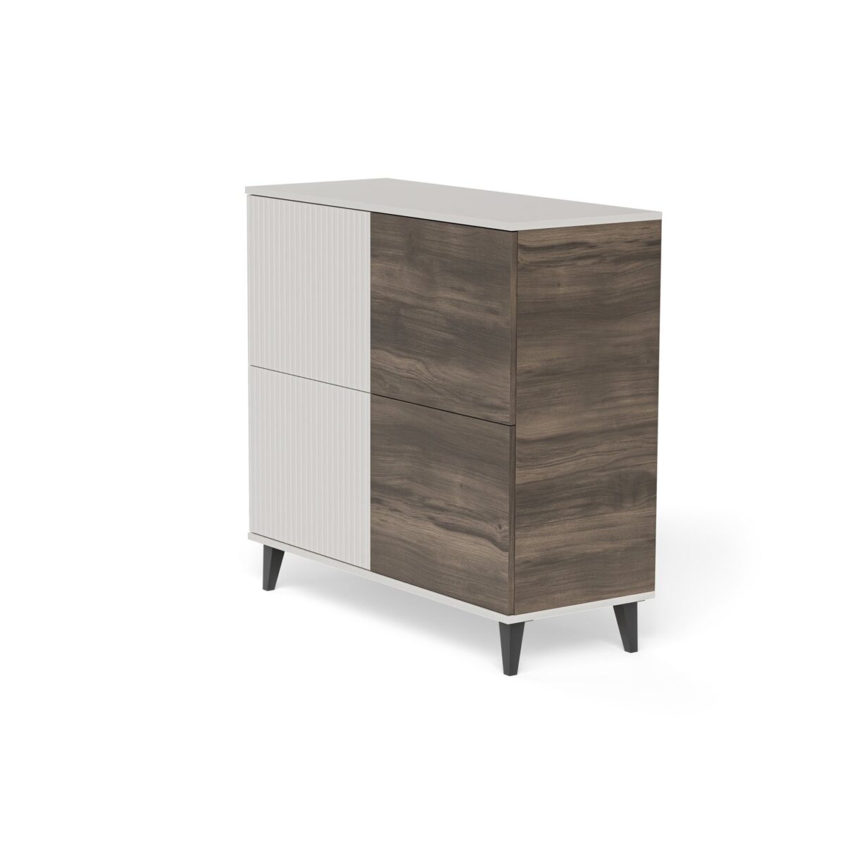 Comò Random 2 KM-2 in cashmere / noce / nero – 100x40x95 cm - immagine 4
